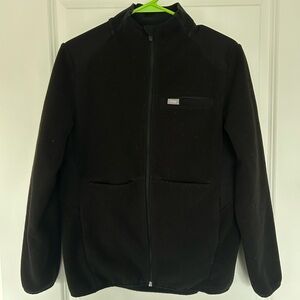 FIGS Black on shift fleece Jacket